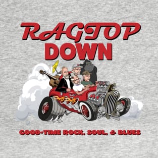 Ragtop Down - Band Logo (Red Text) T-Shirt